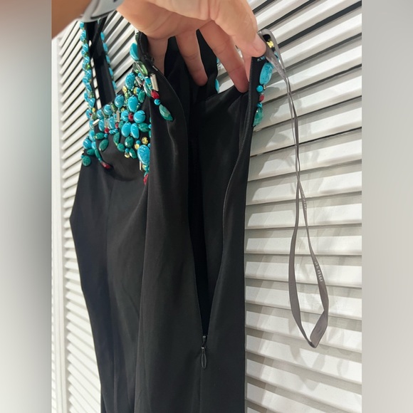 Muse Boston Proper dress, Crystals, Beads & built in slip w/ side zipper Size 8 - Picture 6 of 7